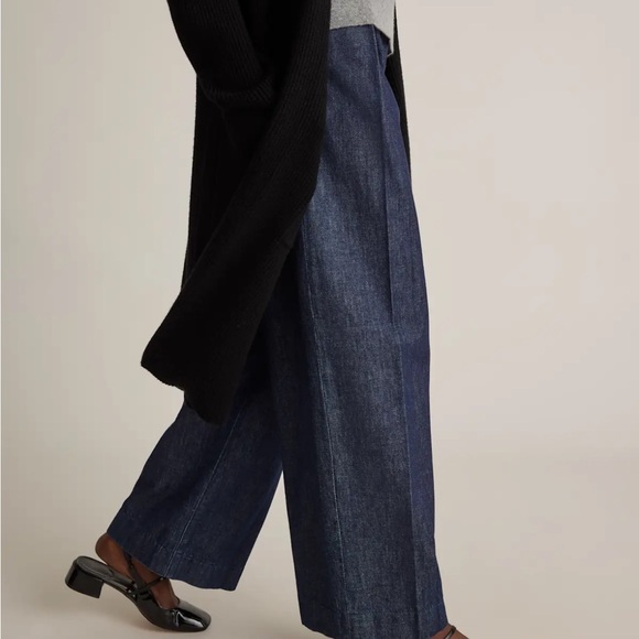 Quince Black Merino Wool Duster Cardigan - Picture 7 of 7